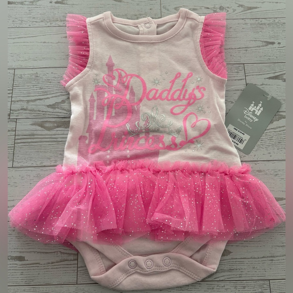 NWT Disney Princess Baby Girl Bodysuit